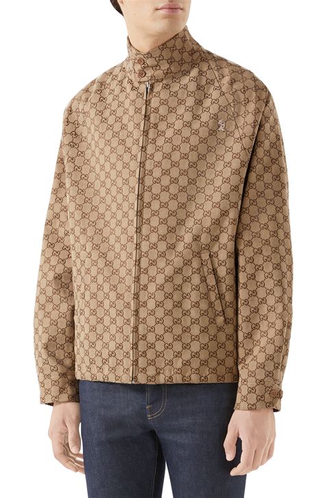 canvas jacket with gucci cat|Gucci men's jacket.